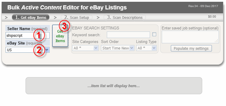 free ebay bulk listing software